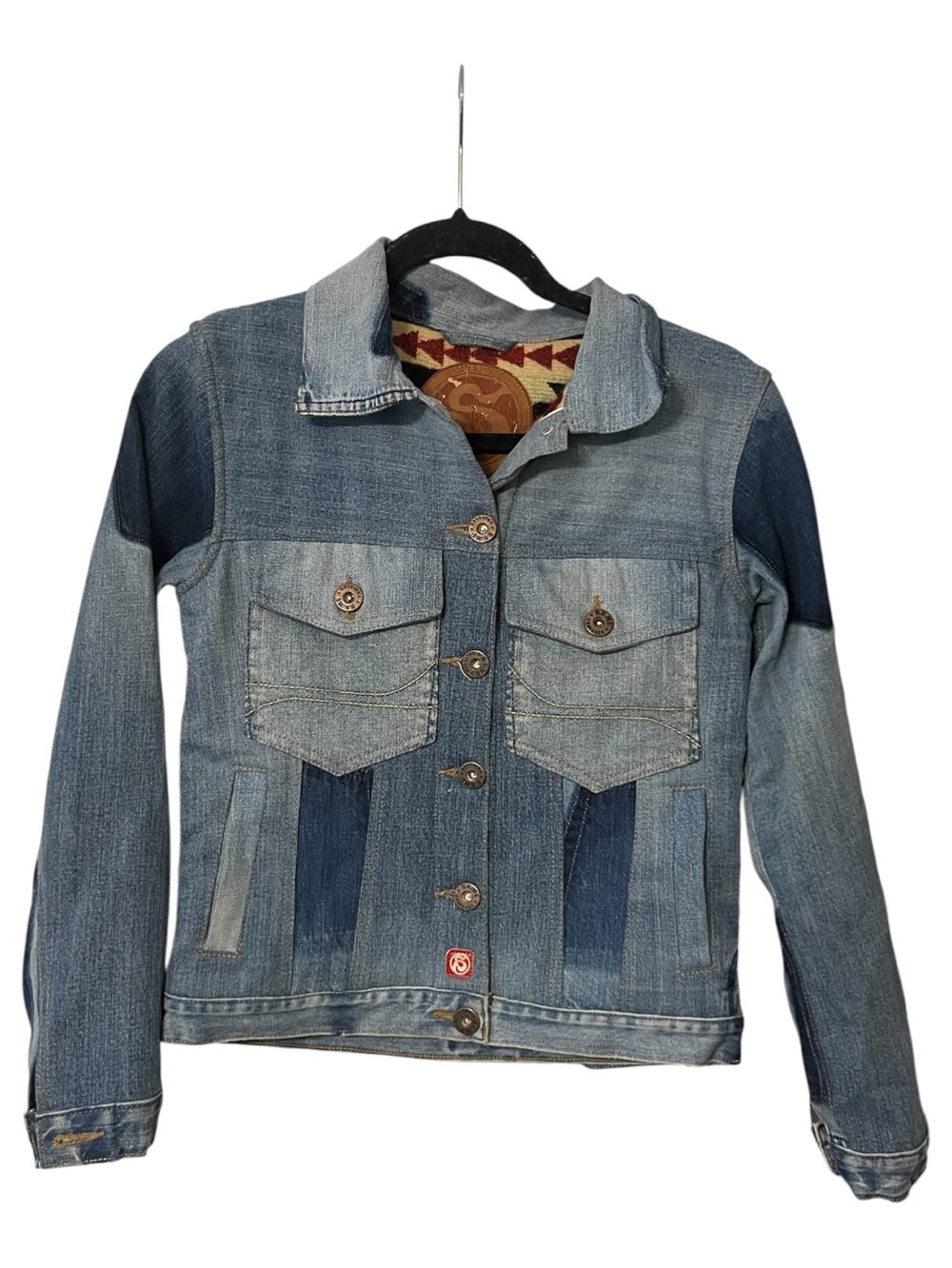 Remu Apparel Upcycled
Wool Lined Denim Jacket Indiecore Weatable Art